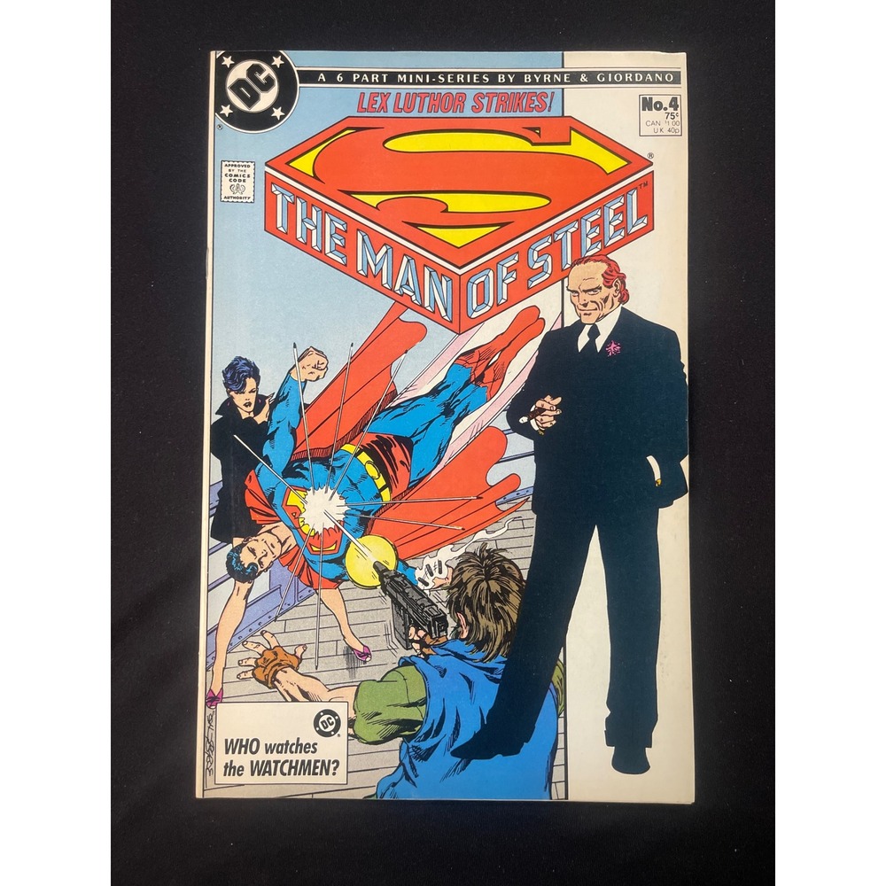 Superman The Man of Steel Comic Book 4 Lex Luthor Strikes Byrne Giordano